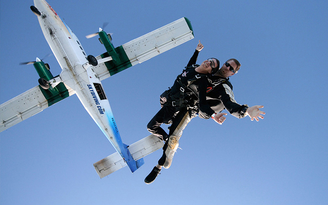 Tandem Skydiving