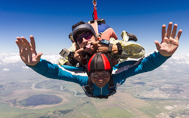 Tandem Skydiving